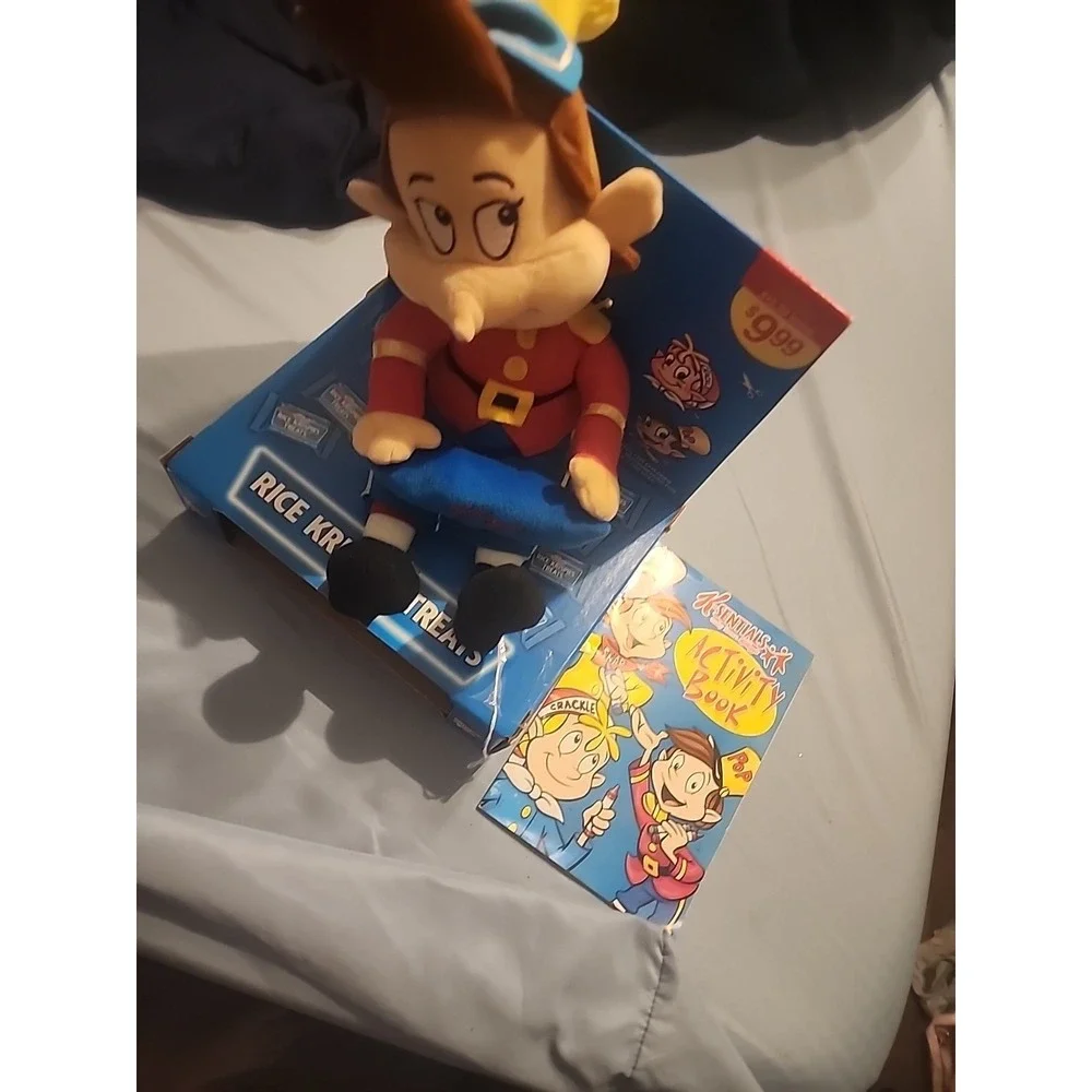 New Kelloggs POP from Rice Krispies (Snap, Crackle  Pop) Plush Doll 10